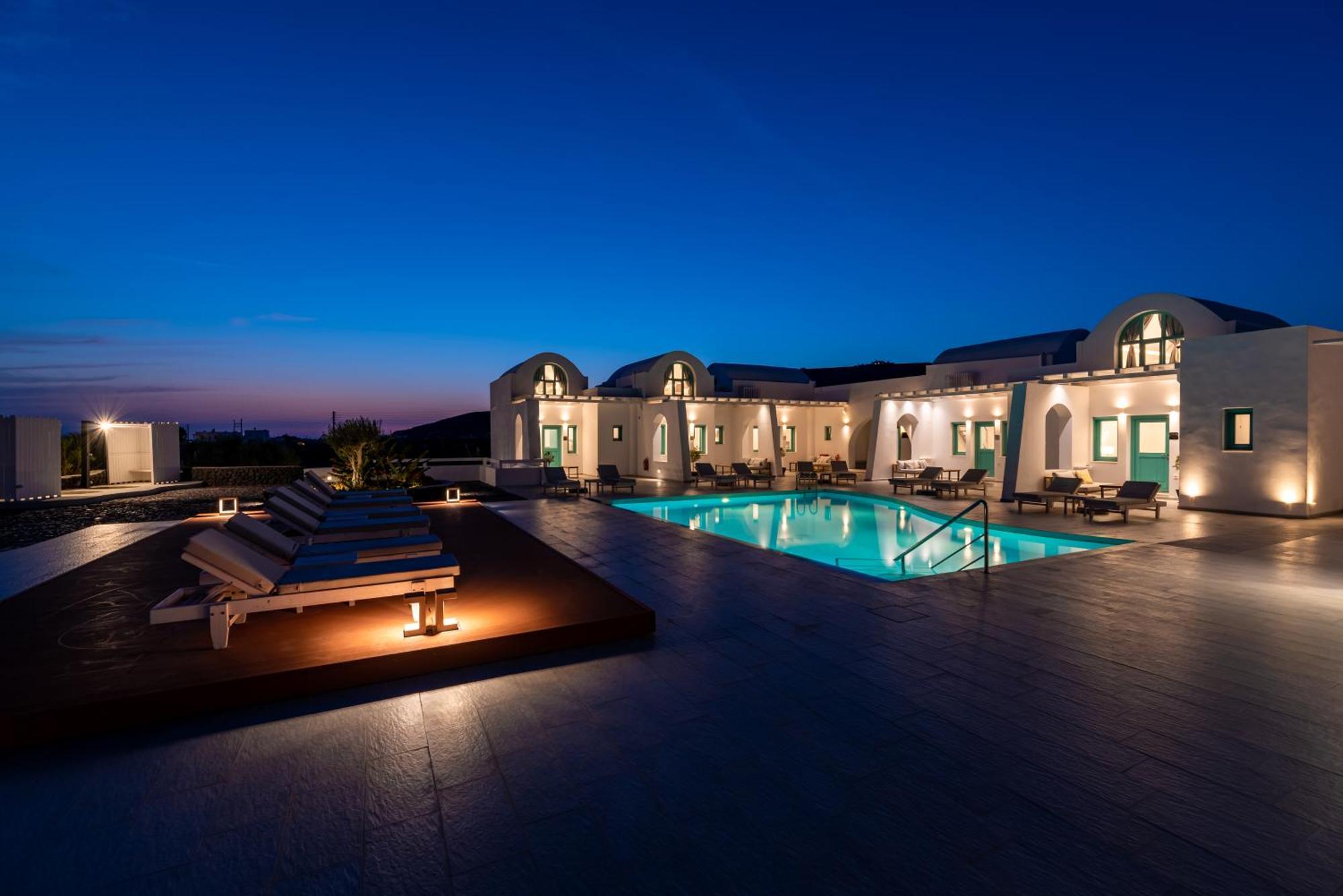 Santa Irina Luxury Sunny Lofts Hotel Perivolos  Exterior foto