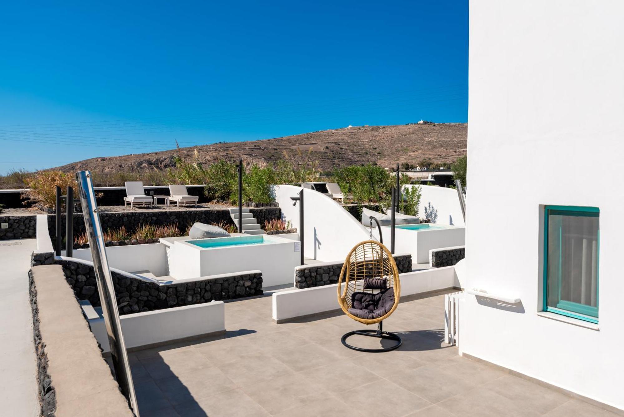 Santa Irina Luxury Sunny Lofts Hotel Perivolos  Exterior foto
