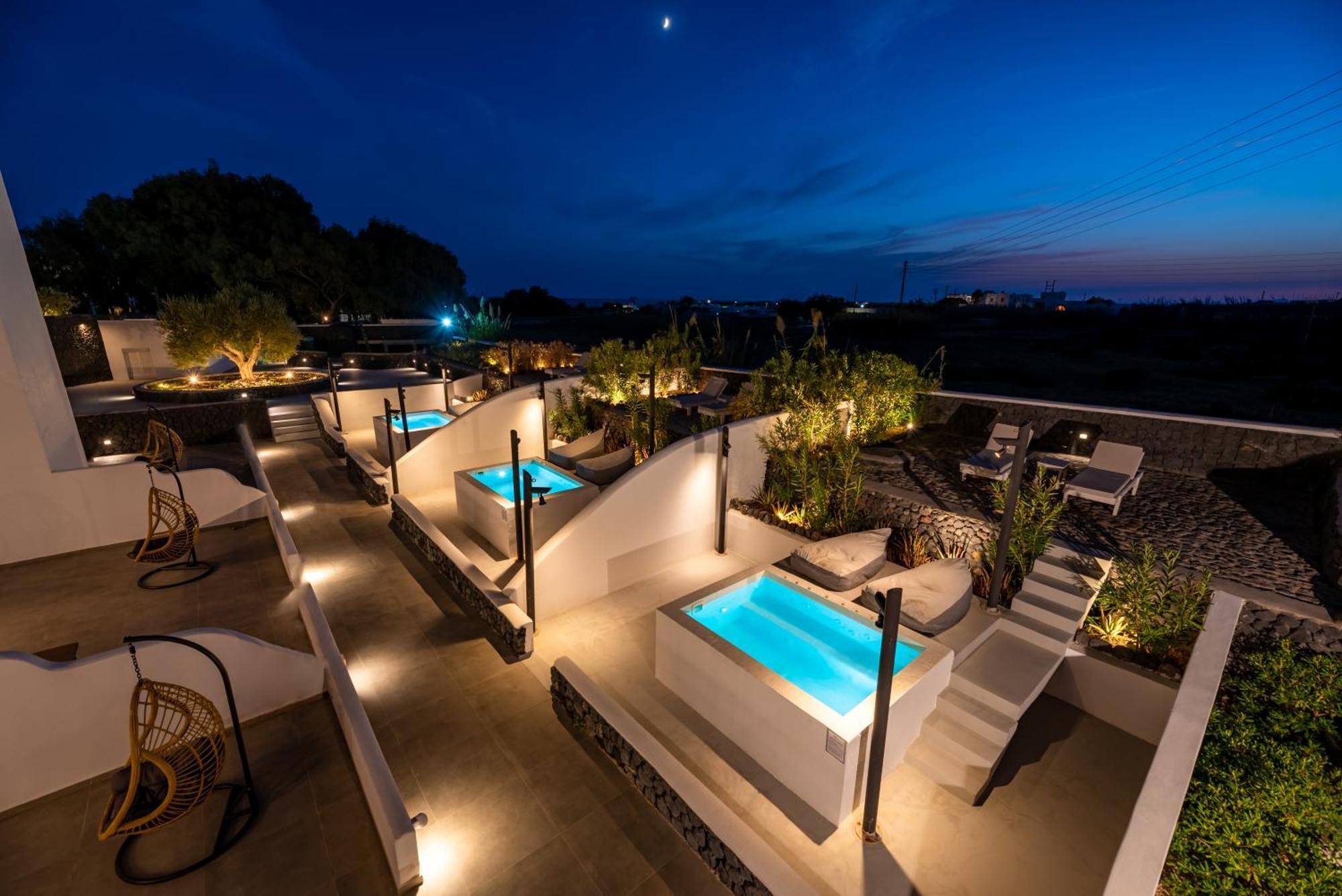 Santa Irina Luxury Sunny Lofts Hotel Perivolos  Exterior foto